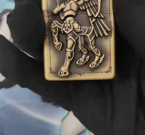 全新适用zippo黄金圣衣射手座，视频为上...