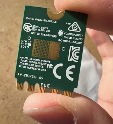 天选 1 拆机网卡 AW-CB375NF ...