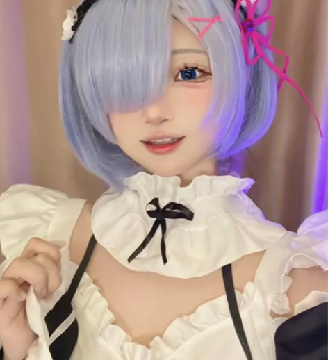 蕾姆cos服拉姆cos服全套含假发动漫女仆...