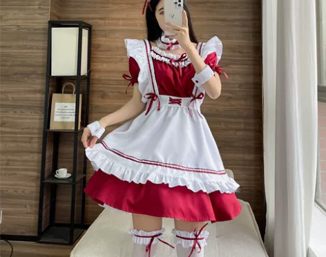 奇迹暖暖环游世界 红酒甜心女仆装lolit...