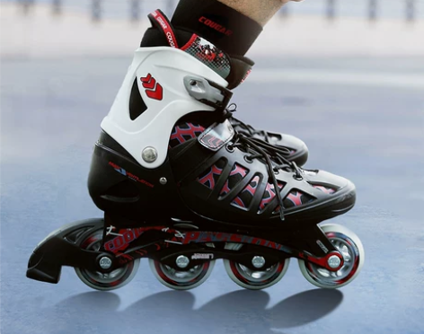 美洲狮轮滑鞋成人男溜冰鞋女大学生直排滑轮鞋...
