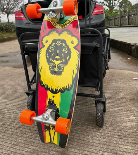 原价6OO多买的专业免蹬陆地冲浪板滑板刷街...