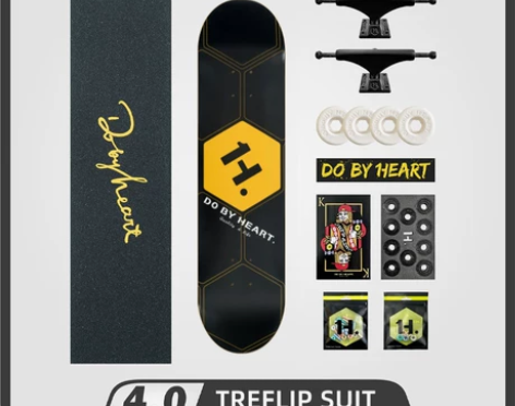 DBH专业滑板女生初学者儿童青少年成人男双...