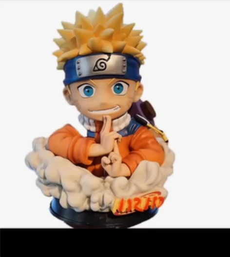 超大火影忍者鸣人半身像雕像手办gk模型摆件...