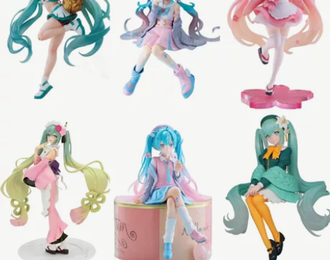 初音未来 miku 景品手办 [红圆]均全...