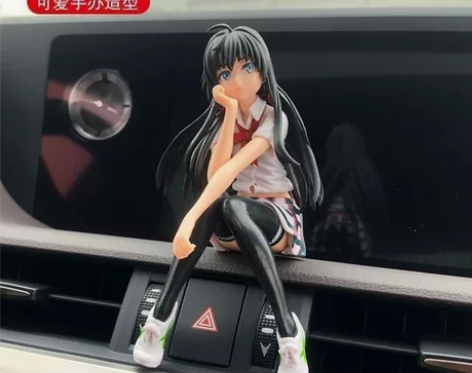 路飞、雪乃汽车载摆件，海贼王中控台装饰品手...