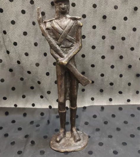 欧美回流铜器人物抽象品 高29cm，底宽8...