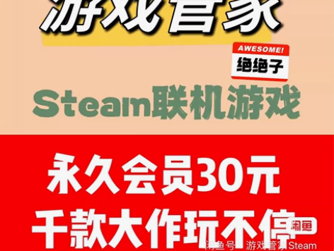 全网最低价steam游戏管家【游戏管家】【...