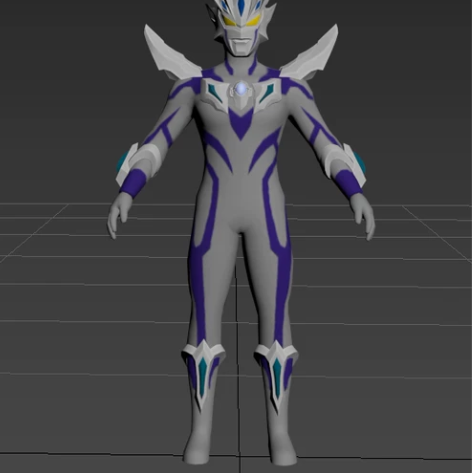 赛罗奥特曼 无限形态/超限形态 3D建模，...