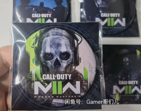 使命召唤现代战争2 金属徽章 游戏周边 谷...