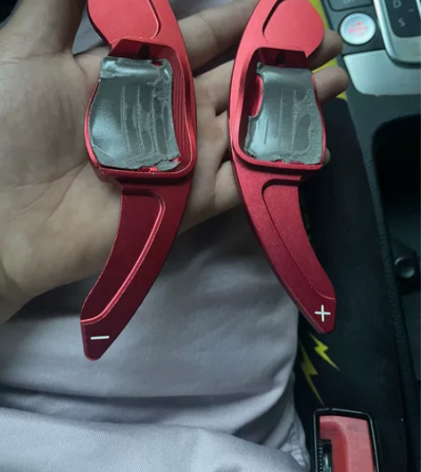 16款cc 换挡拨片装饰 概不退货 购买前...