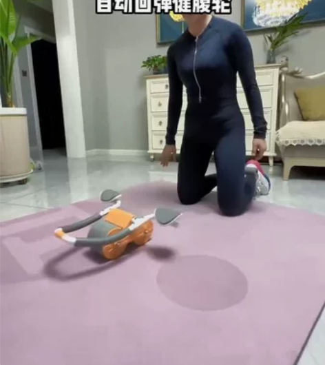 【自动回弹·显示】健腹轮肘撑男女收腹卷腹运...