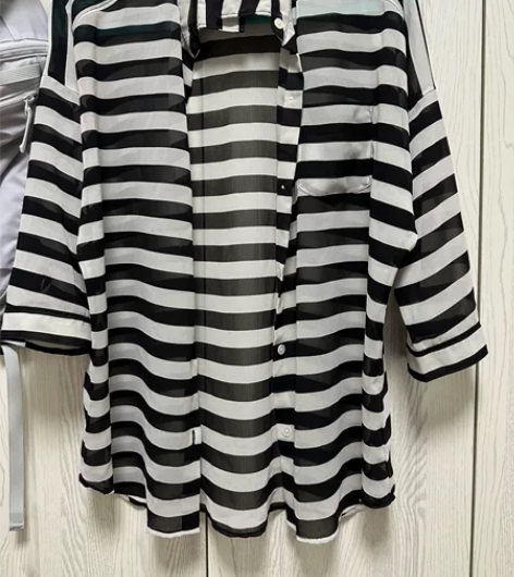 夏日必备 罩衫轻快 剪标 98新