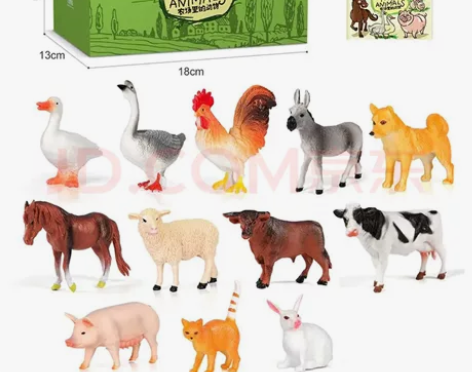 纽奇 儿童恐龙玩具男女孩仿真农场动物宝宝早...