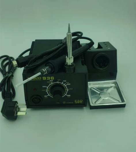 全新936恒温焊台60W调温电烙铁送五只头...