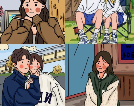 【豆豆眼风格头像接稿】手绘头像定制ins风...