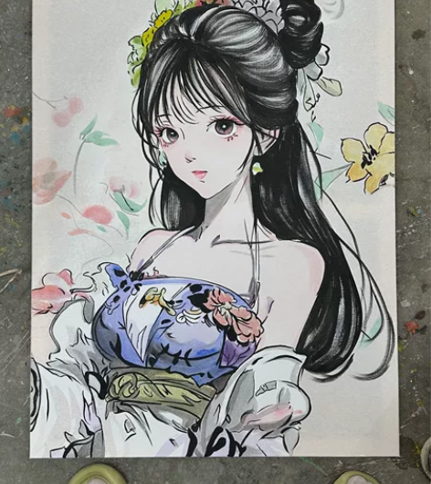【画画接稿】绘画定制  一笔一墨纯手绘！！...
