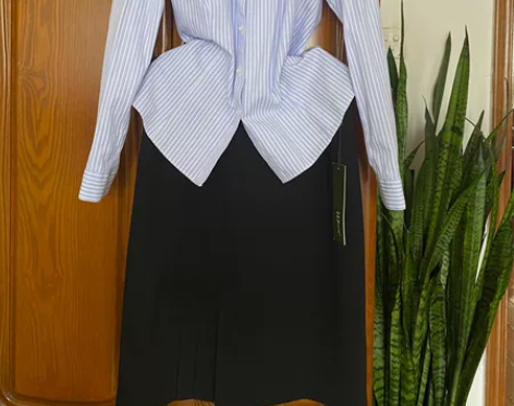 全新原标原吊牌黑色一步裙，胯宽腿粗的看过来...