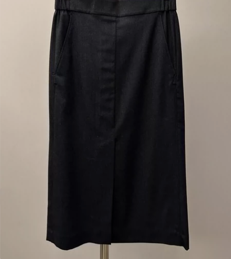 cos羊毛灰色铅笔裙 size34 全新仅...