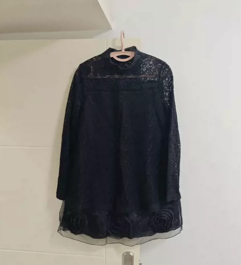 古着vintage宫廷风文艺名媛赫本女夏上...