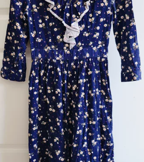 MuMuHome木木家纯棉长袖连衣裙  碎...