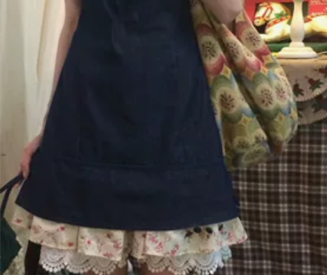 乱糟糟vintage古着牛仔裙m码复刻版 ...