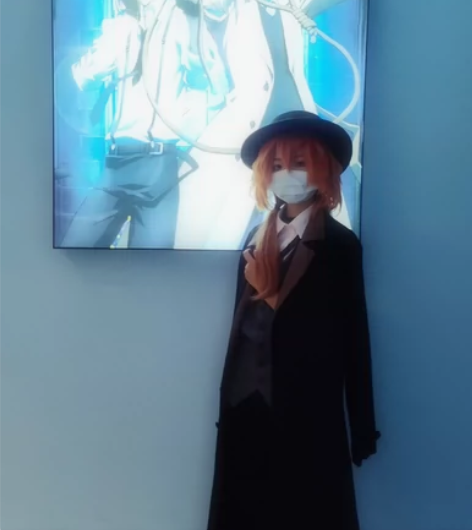 【出】三町目家中原中也cos服，帽子?全套...