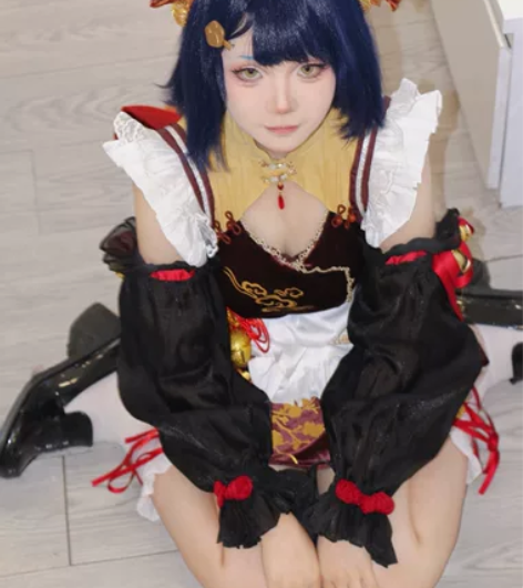 【出/租】悠窝窝家香菱女仆 m码衣服+发夹...