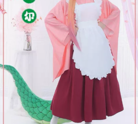 初兽猫小林家的龙女仆托尔女仆和服浴衣小码S...