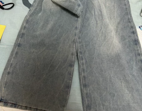 阔腿裤阔腿背带裤 背带裤 九五新 洗一穿一...