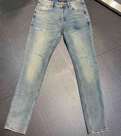 LV·路易威登破洞设计款牛仔裤 日本中古店...