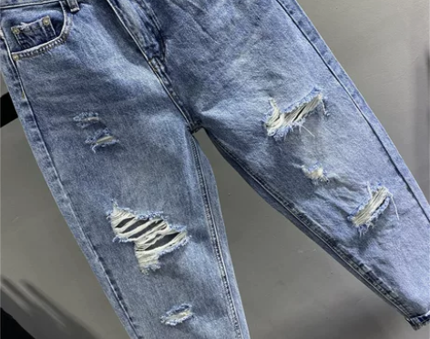 老爹裤女宽松 显瘦哈伦裤小脚垮裤 欧洲站