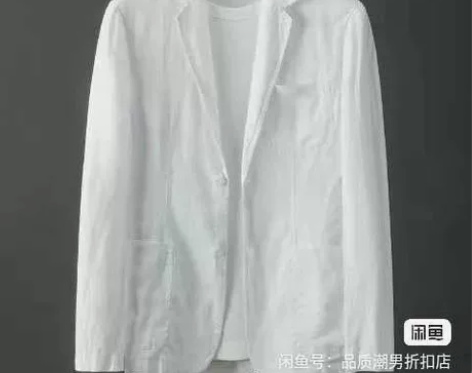 稀缺!高端亚麻!春夏男士薄款透气排汗纯色百...