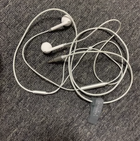 唐麦t0有线耳机半入耳式3.5mm圆孔高音...