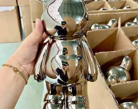 【来捡漏】28厘米全新爆款暴力熊摆件陶瓷电...