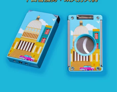 HEMINGWAY海明威打火机双火便携式平...