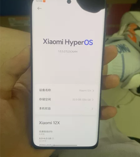 小米12x 8+256 功能全好 屏幕漏液...