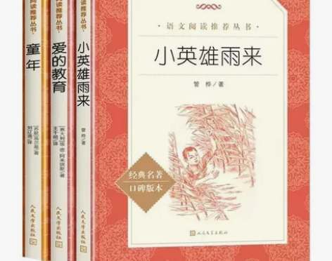 爱的教育小英雄雨来童年书人民文学出版社全3...