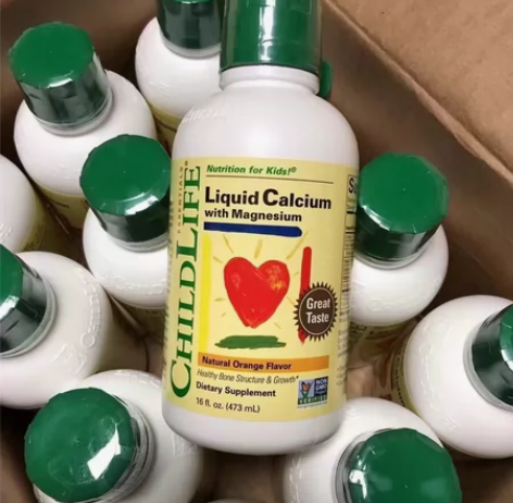 美国童年時光钙镁锌 补充液 超强吸收的柠檬...