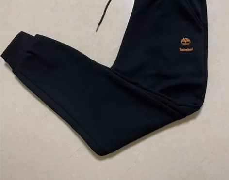 添柏岚男士纯棉针织运动休闲裤卫裤精品刺绣标...