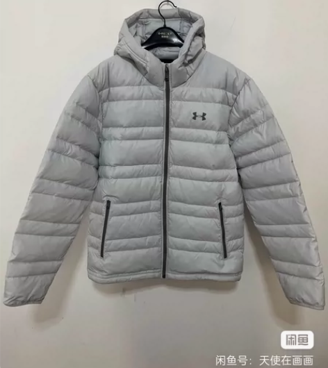 安德玛男士羽绒服3xl充绒量246克190...