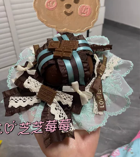 薄荷巧克力色小礼帽，可分为带兔耳和不带兔耳...