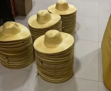 夏季工地农民草帽男女大檐防晒帽遮阳草帽厂家...