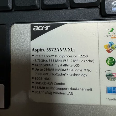 宏基ACER笔记本电脑aspire5572...