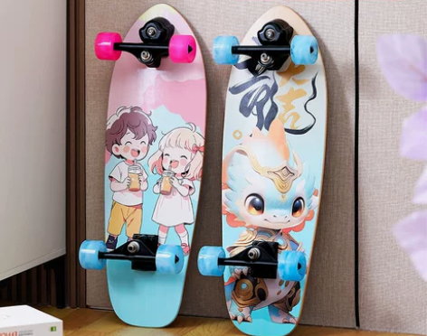 琦牌陆地冲浪板X678滑板女生初学者新手滑...