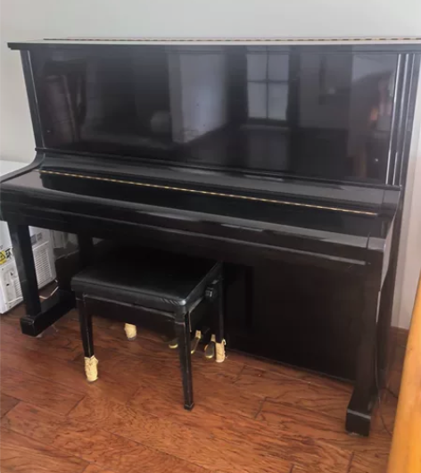 出日本原装进口钢琴一台，因孩子上高中没时间...