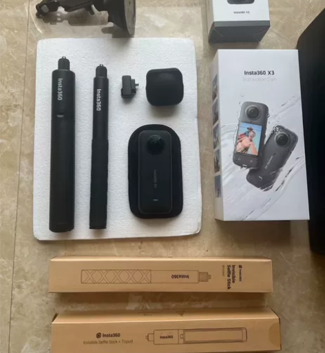 Insta360影石 X3全景运动相机防抖...