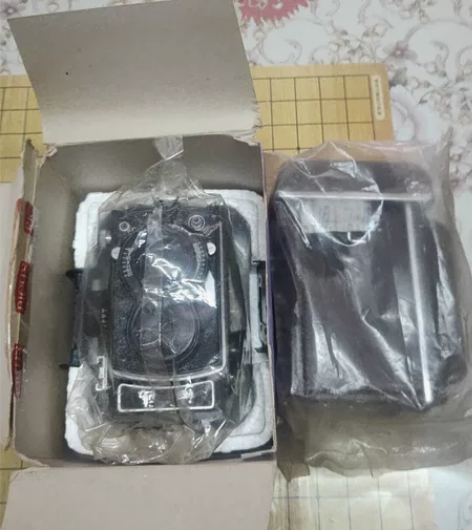 二手海欧牌照相机，牛皮外壳未拆封，相机带原...
