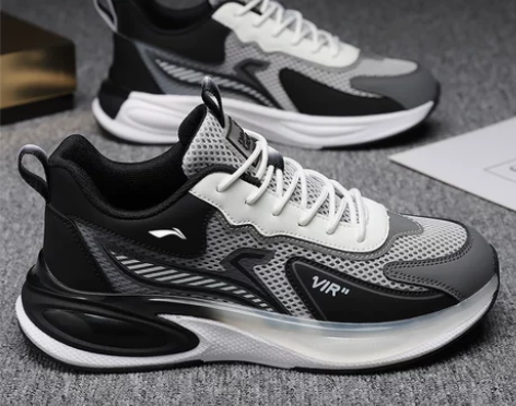 李宁男鞋2024夏季新款大码鞋轻便透气休闲...