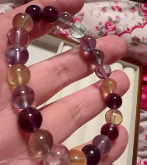 天然萤石手串 尺寸8mm+ 无优化 iPh...